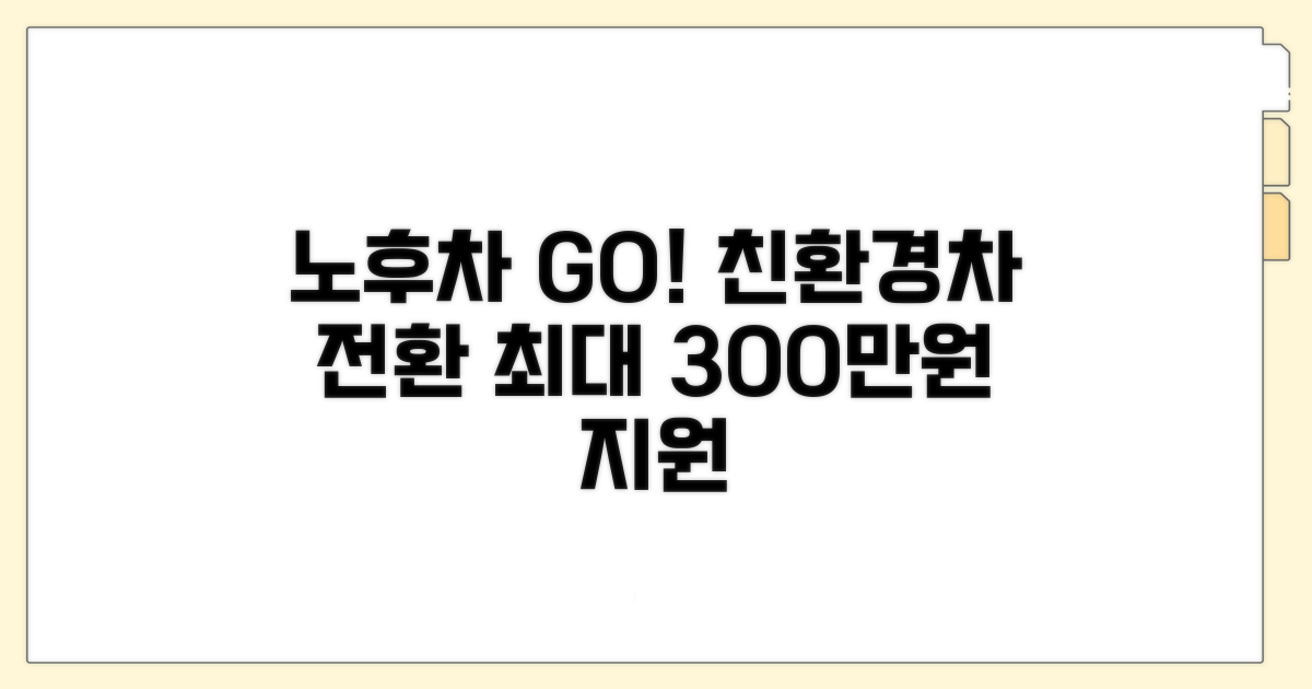 노후 경유차 친환경차 전환 지원