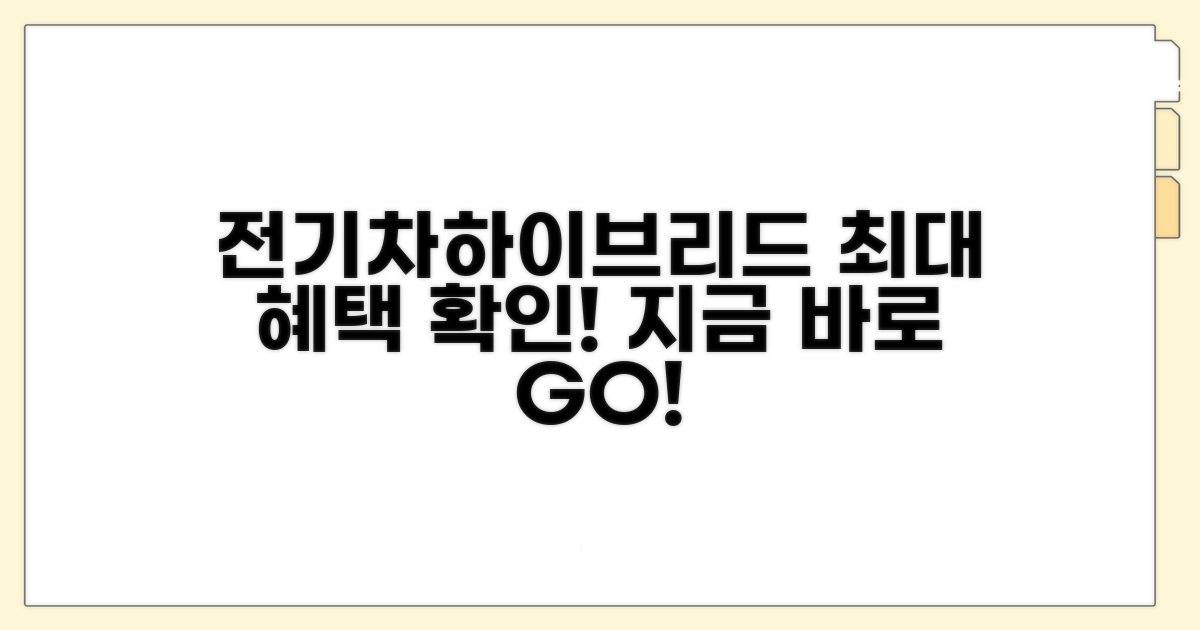 전기차 하이브리드 구매 혜택