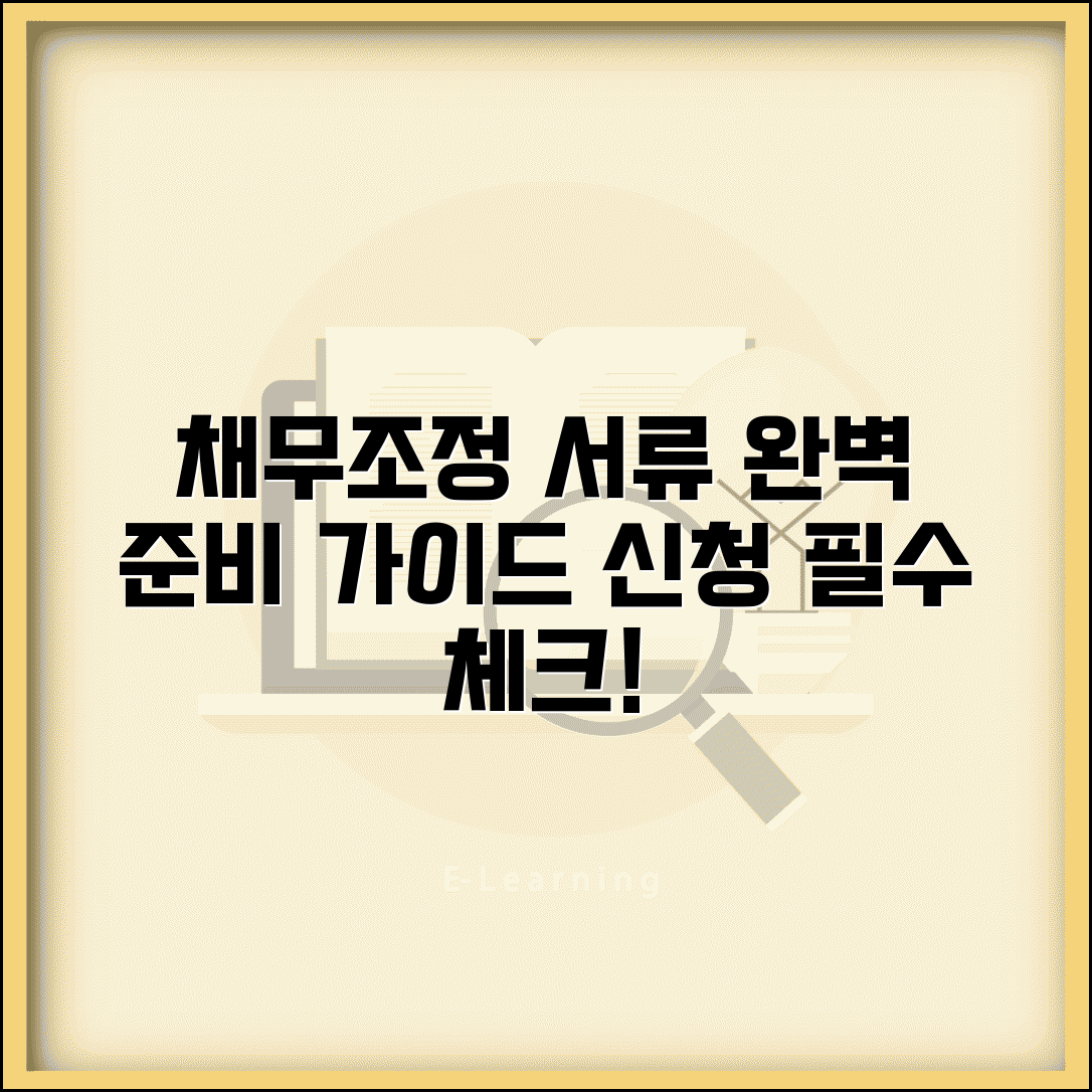 채무조정 필요서류 준비 | 신청서류 체크리스트 | 서류 준비 완벽가이드