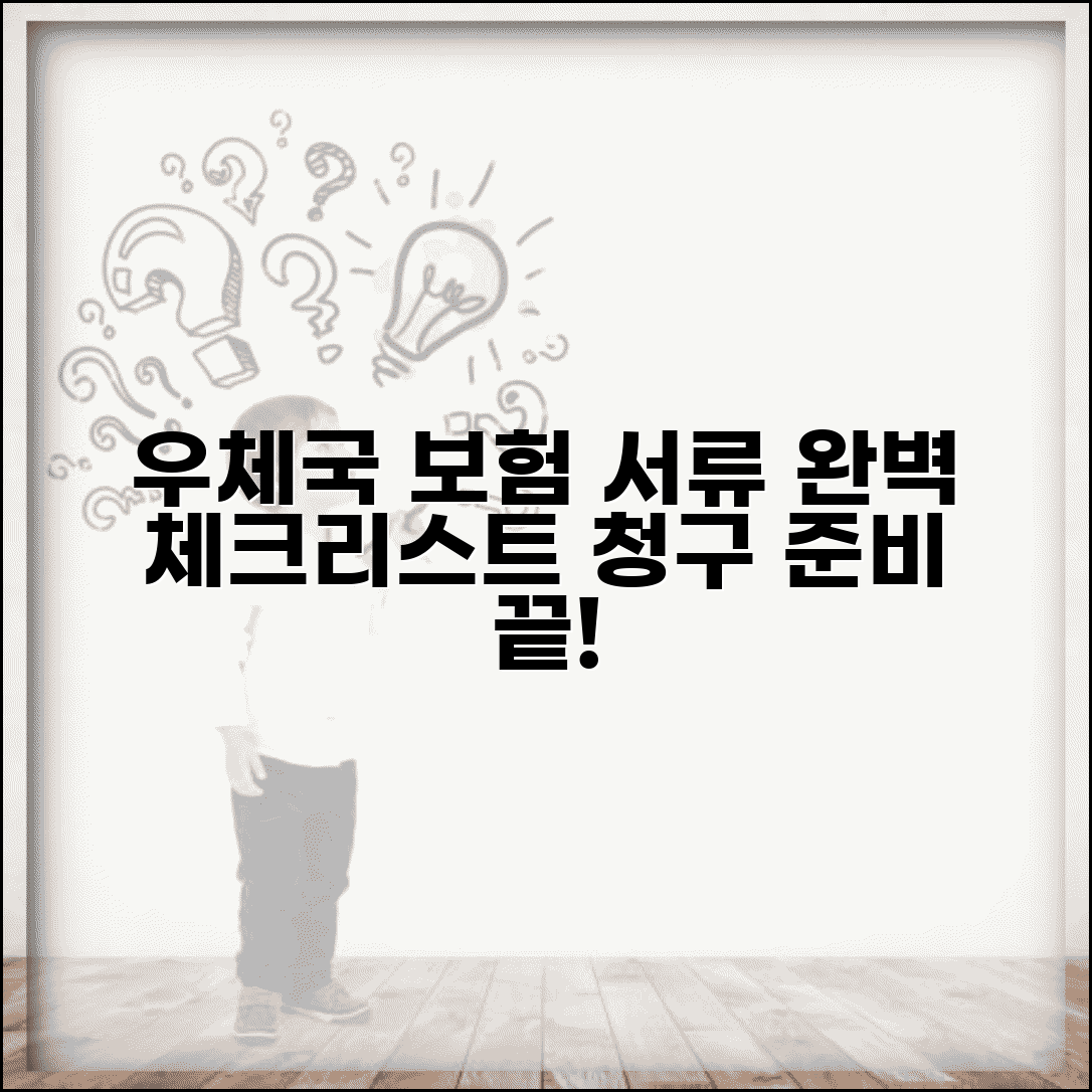 우체국 보험 서류 준비 체크리스트 | 청구시 필요한 모든 서류 완벽 정리