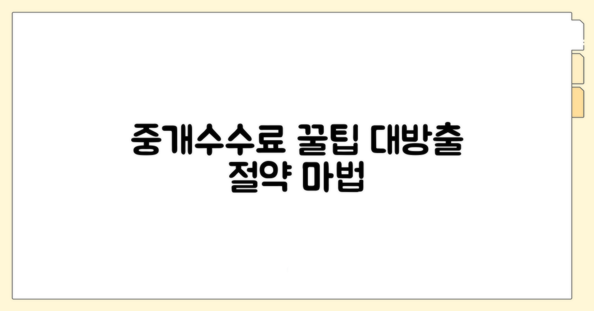 중개수수료 절약하는 꿀팁 대공개