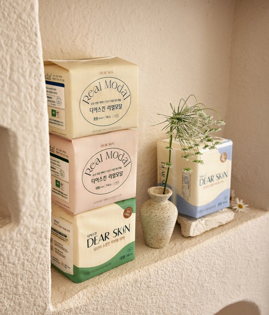 디어스킨 에어엠보 생리대 날개형, 대형, 64개입, 1세트쿠폰할인 상세 이미지 2