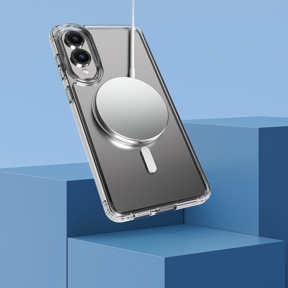 랩씨 맥세이프 마그넷 케이스 최강 2배 자력 변색 방지 클리어 투명, 갤럭시s25 엣지 상세 이미지 2