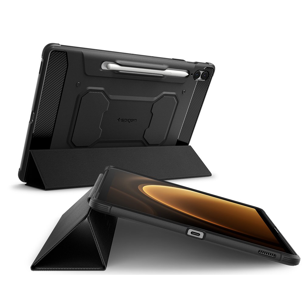 갤럭시탭 케이스 러기드아머프로 블랙, 갤럭시 탭 S9 FE 플러스 상세 이미지 2