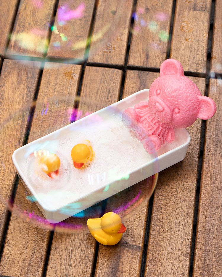 말랑말랑 실리콘 동물 얼음틀 캔들 몰드 곰돌이 S 상세 이미지 1