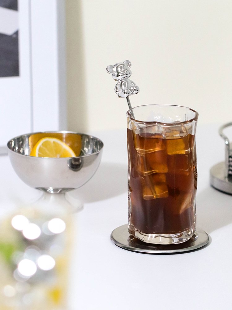 홈카페 스텐 곰돌이 머들러 하이볼스틱 커피 롱티스푼 상세 이미지 1