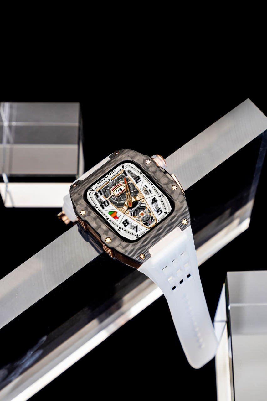 JECO 애플워치 스트랩 울트라3 애차드밀 메탈 카본 케이스 일체형 명품 풀커버 49 상세 이미지 2