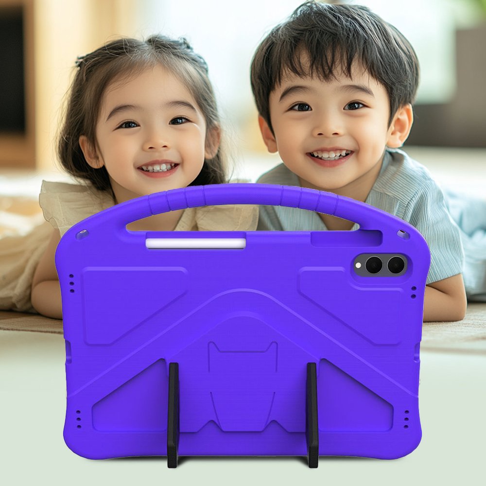 갤럭시탭 S11 울트라 케이스 범퍼 키즈 스트랩 에바폼 메가윙 블랙, 탭 S11 울트라 상세 이미지 2