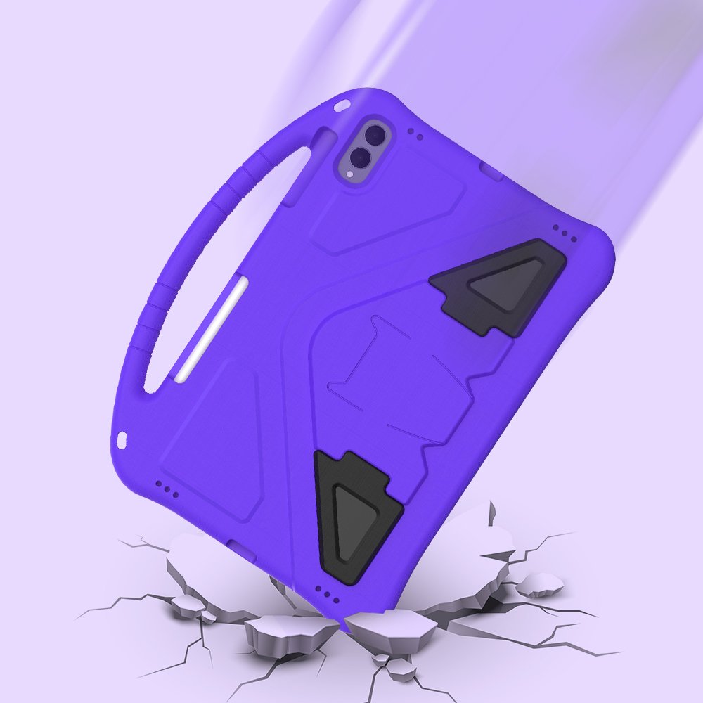 갤럭시탭 S11 울트라 케이스 범퍼 키즈 스트랩 에바폼 메가윙 블랙, 탭 S11 울트라 상세 이미지 1