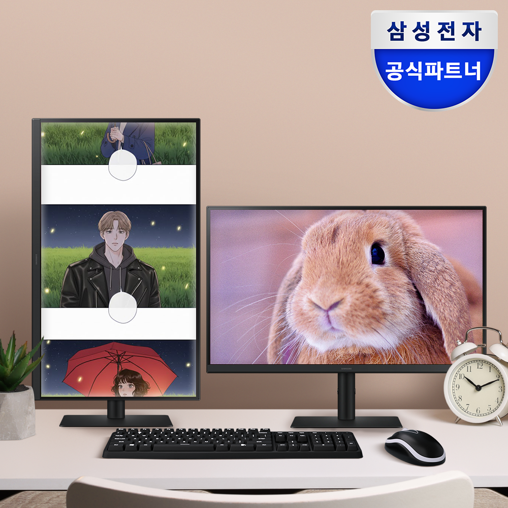 삼성 뷰피니티 S6 LS27F610 68.4cm(27) QHD 모니터 100Hz 세로 상세 이미지 1