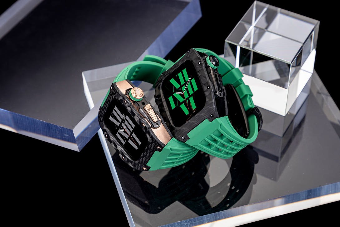 JECO 애플워치 스트랩 울트라3 애차드밀 메탈 카본 케이스 일체형 명품 풀커버 49 상세 이미지 1