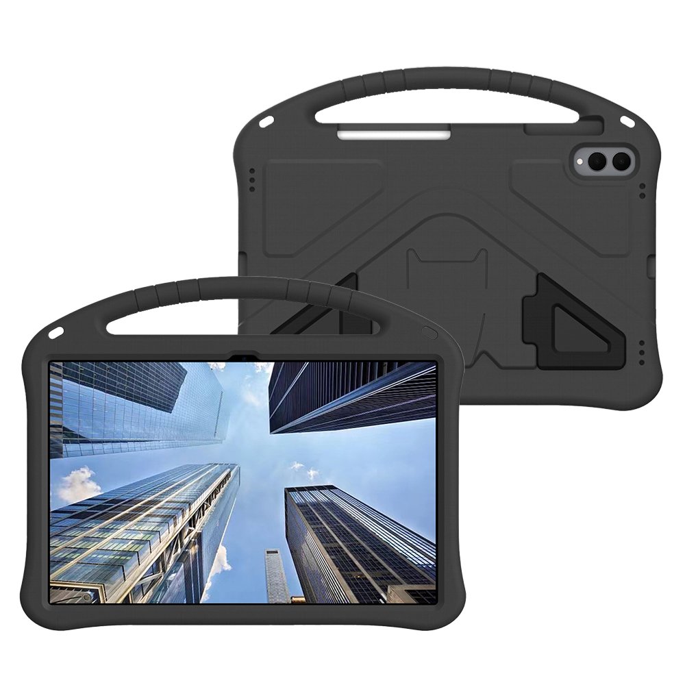 갤럭시탭 S11 울트라 케이스 범퍼 키즈 스트랩 에바폼 메가윙 블랙, 탭 S11 울트라 상세 이미지 1