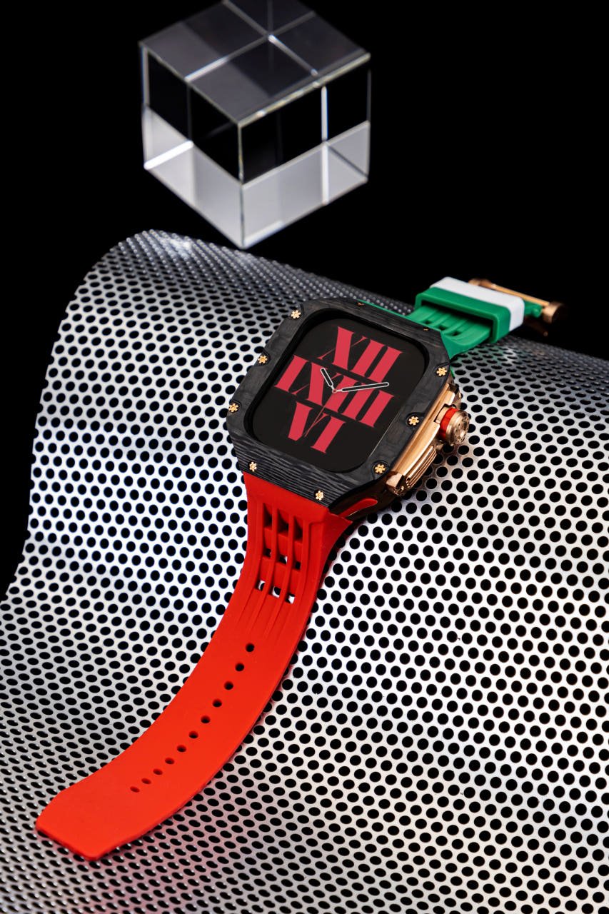 JECO 애플워치 스트랩 울트라3 애차드밀 메탈 카본 케이스 일체형 명품 풀커버 49 상세 이미지 1