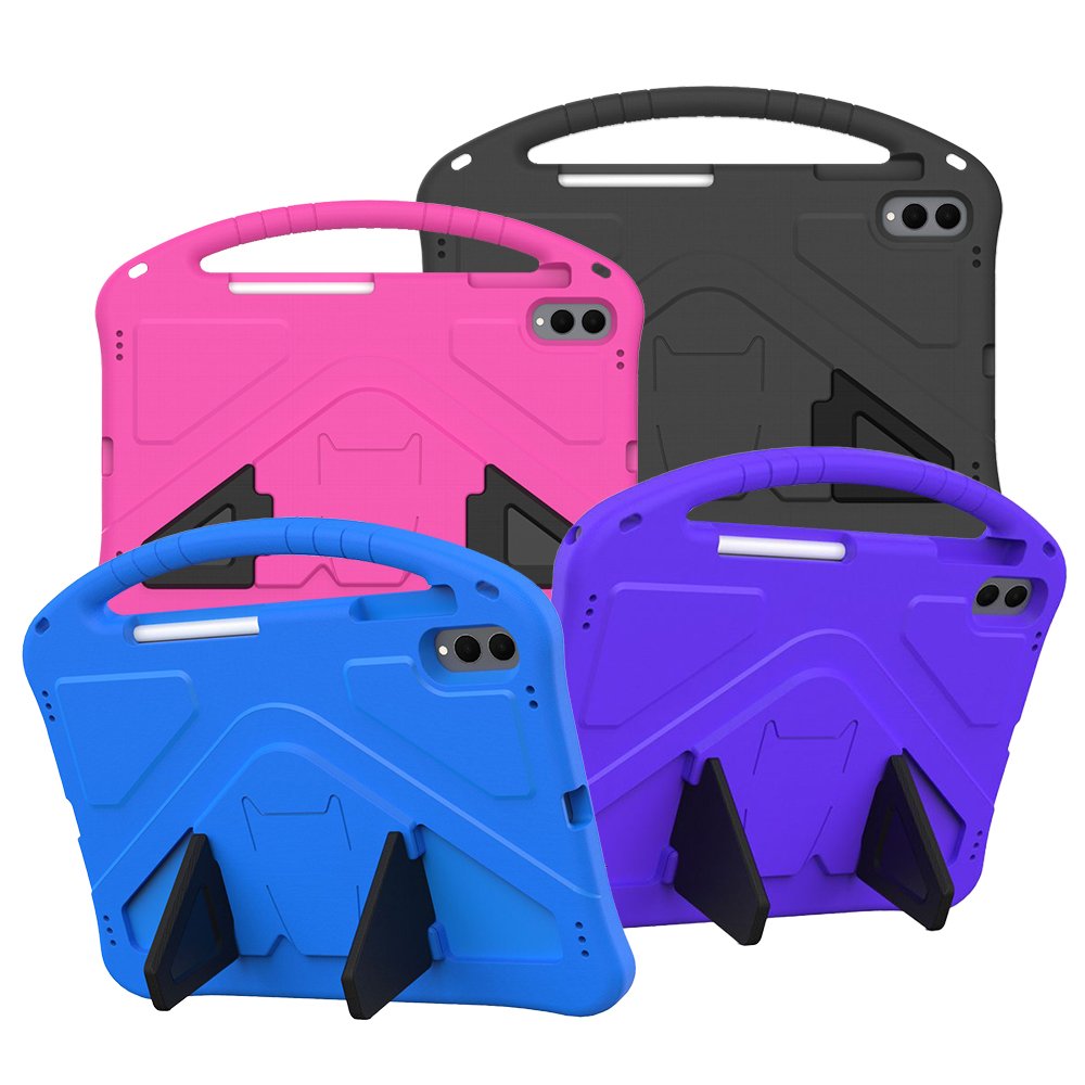 갤럭시탭 S11 울트라 케이스 범퍼 키즈 스트랩 에바폼 메가윙 블랙, 탭 S11 울트라 상세 이미지 2