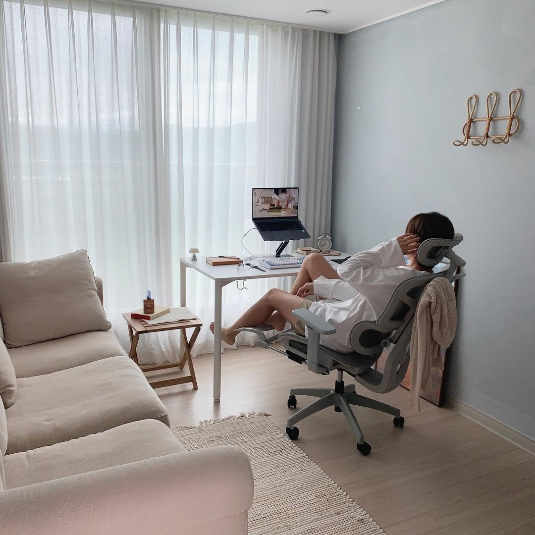 투노 넥트론 프리미엄 사무실 컴퓨터 게이밍 책상 허리 편한 학생 공부 리클라이너 메쉬의자 상세 이미지 2