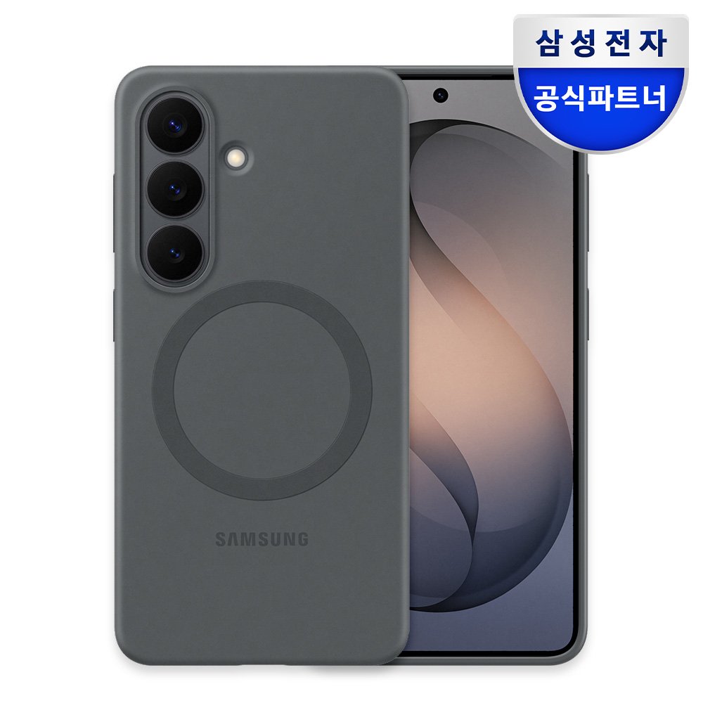 삼성 맥세이프 실리콘 마그넷 케이스 블랙, 갤럭시S26 상세 이미지 1