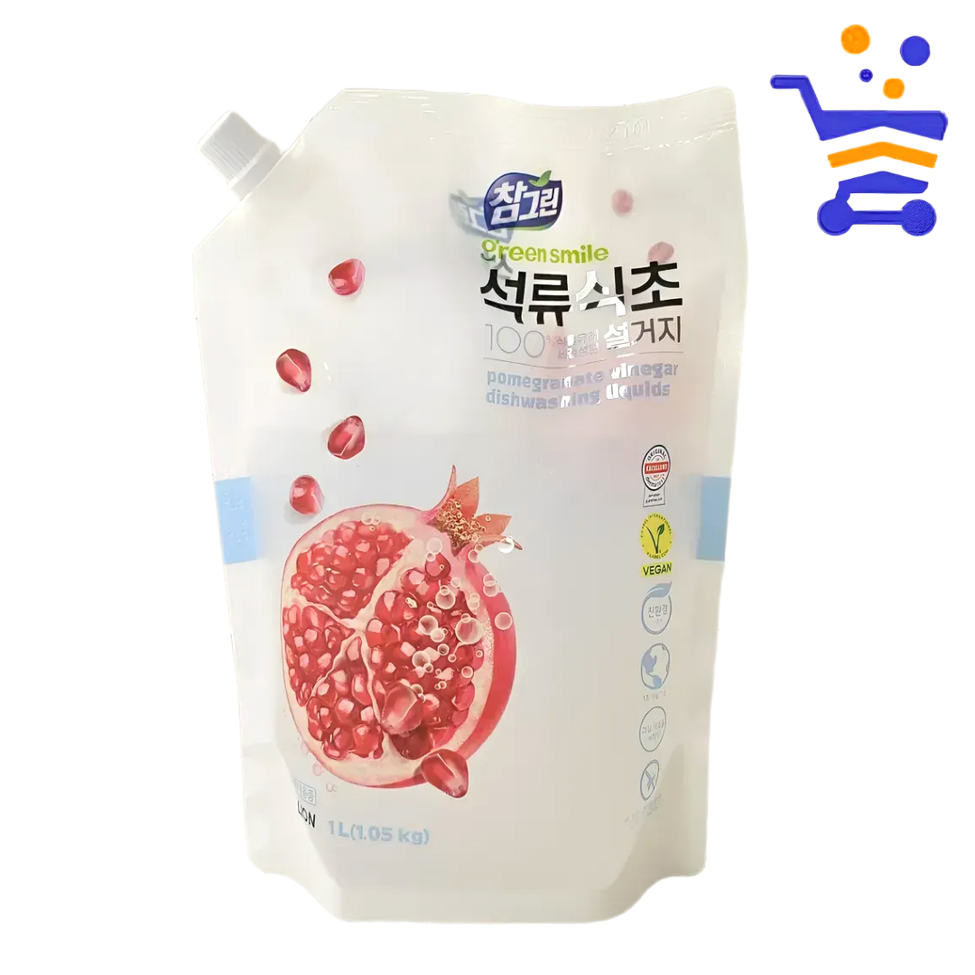 LO 참그린 레몬식초 주방세제 1L 리필 (5369) 상세 이미지 2