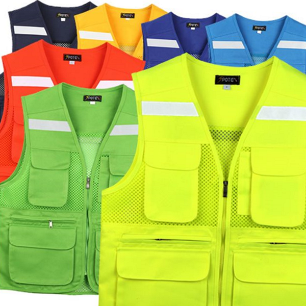 야광 안전 조끼 반사띠 반사 조끼 작업 현장 상세 이미지 2