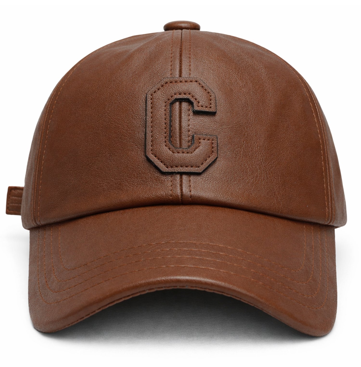 국내제작 레더 C로고 야구 모자 가을 여성 캡모자 남자 볼캡 상세 이미지 1