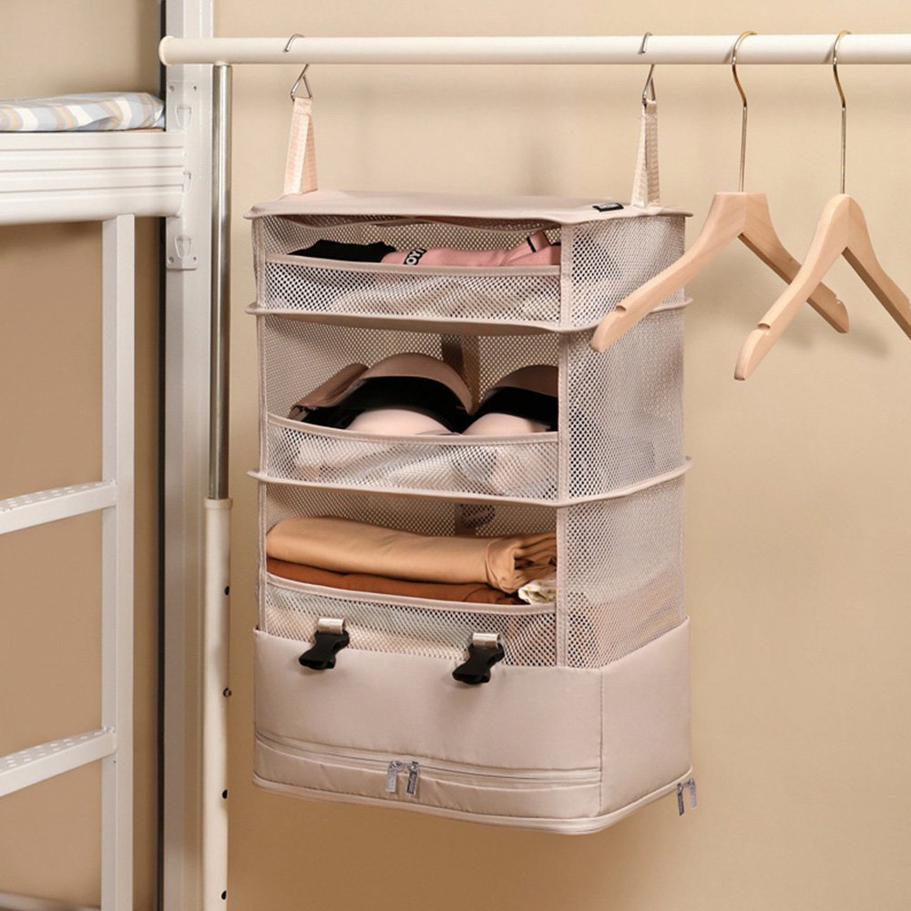 여행용 압축파우치 행잉 워시백 캐리어 트래블 세면도구 정리백 접이식 가방 상세 이미지 1