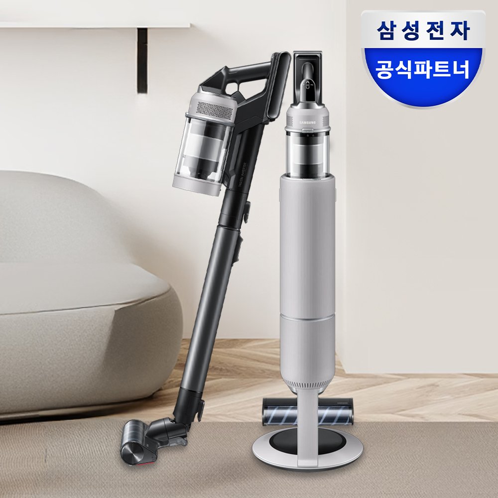 삼성 비스포크 AI 제트 280W 무선청소기 핸디스틱 자동먼지비움 원룸 핸드 가벼운 기본형 상세 이미지 1