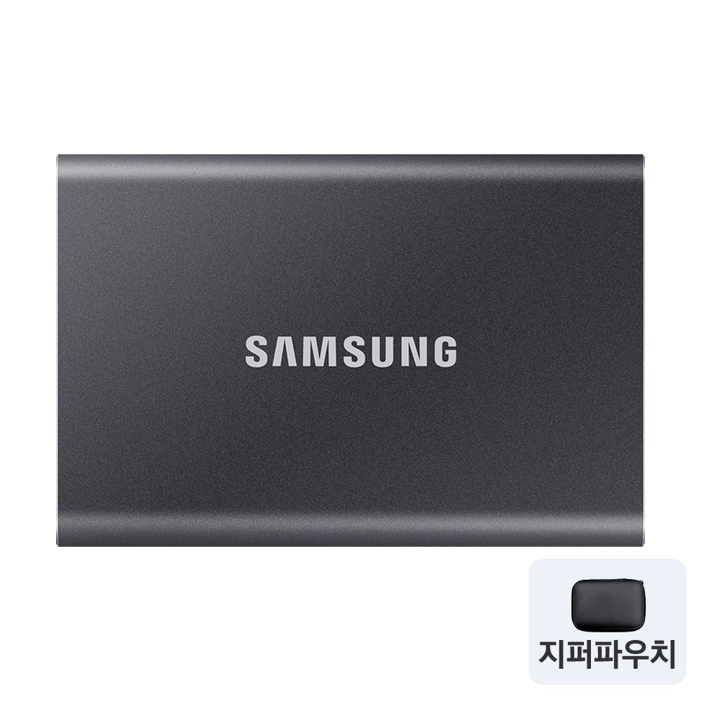 삼성전자 삼성 포터블 외장 SSD T7 (정품) 4TB, 그레이 상세 이미지 2