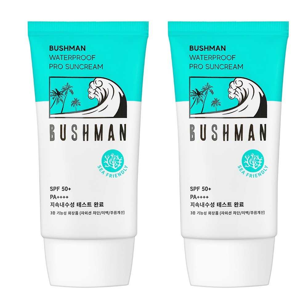 부쉬맨 워터프루프 프로 선크림 SPF50+ PA++++ 50ml, 2개 상세 이미지 2